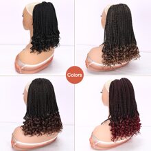 Goddess French Curl Box Braids Crochet Hair 12Inch Crochet Braids With Curly Ends Pre Looped French Curl Braiding Hair Extensions For Women Daily Party Use - Multicolor - View 9