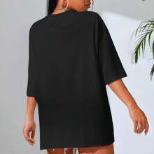 Women T-Shirts - 黑色 - 查看 2