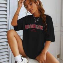 Women T-Shirts - 黑色 - 查看 1