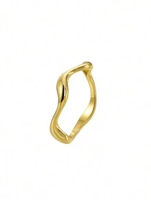 Charm-In 18K Gold Plated Gold Color Knuckle Ring For Lady Minimalist Rings For Women - Yellow Gold - View 14