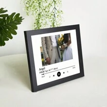 Personalized Custom Wedding Photo Frame, Holiday Gift, Wooden Photo Frame, Picture Frame, Customized Photo Frame, Personalized Photo Gift, Custom Photo Gift, Personalized Wooden Photo Frame Gifts Birthday Graduation - Black - View 6