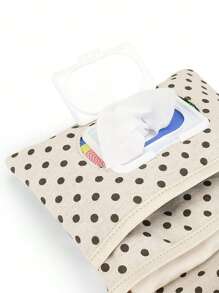 1pc Portable Baby Diaper Changing Storage Bag Travel Wash Bag - Multicolor - View 4