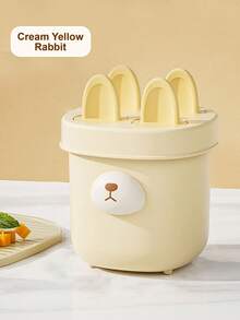 Molde para paletas de helado caseras con forma de caja de paletas de hielo con dibujos animados, molde para paletas de helado de frijol rojo y frijol mungo, molde para cubitos de hielo y caja para helado - Multicolor - Ver 14