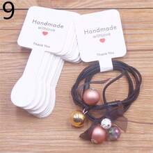 50pcs 10x4cm Paper Card Bracelet Keychain Display Card Handmate With Love Hairpin Earstuds Necklace Card - 10x4cm Necklace Card Packaging Card - View 19
