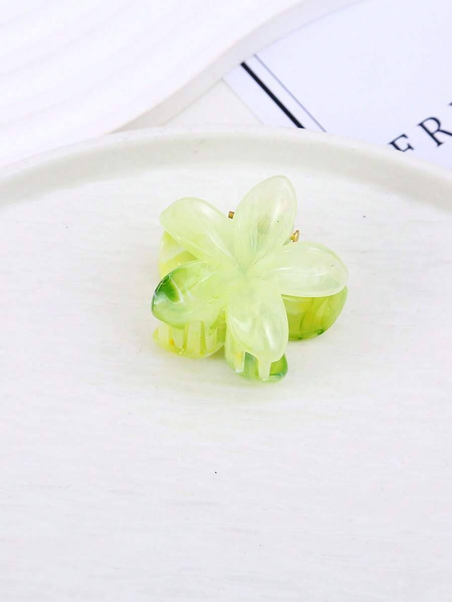 2024 Fashion, TwoTone Marble Fresh Hair Claws, Lady Hair Grips