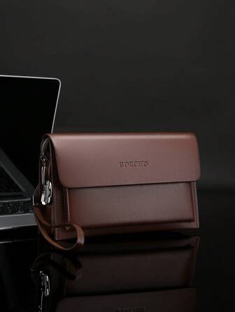 gorchis Nuevo bolso de mano con múltiples bolsillos, cierre con contraseña, antirrobo, gran capacidad, estilo empresarial y casual, organizador de bolso de mano de calidad, cartera portátil, regalo, bolso de hombre, cartera, bolso de mano, bolso para computadora portátil, bolso de viaje, neceser, monedero con múltiples tarjetas, estilo ligero, informal, universitario, multifuncional, al aire libre, de moda, de vacaciones, monedero, bolsos y carteras de San Valentín, vintage, accesorios de viaje, marrón, regalos de San Valentín para hombres, escuela vintage, vida deportiva