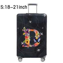 Luggage Covers 18-32 Inches Protector Scratch-Resistant Travel Business Luggage Suitcase Washable Protective Cover Stretch Dust Covers Perfect Outdoor Holiday Accessories For Adventure Travel Accessories Luggage Supplies-Student Back To School Stuff Dust Cover Valentines Travel Essentials Travel Must Haves Bag For School School Accessories - Black - View 102