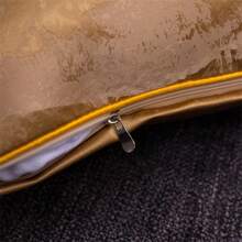 1入奢華北歐海景枕套(不含枕芯)提花織物製造工藝，手感柔軟，舒適獨特觸感，紗線染色，可用於沙發，臥室，椅子等多種用途。 - 黃色 - 查看 6