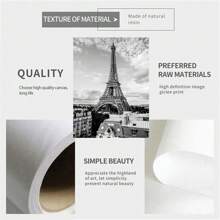 帆布画时尚现代黑白风格欧洲城市街道建筑塔楼风景性感女士图案海报家居装饰客厅卧室宿舍背景装饰墙艺术设计图片时尚礼品无框 - ML767(不含框) - 查看 5