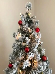 24 piezas/Caja Bolas de Navidad Mini de 4 cm/2.9 cm, Adornos colgantes a prueba de roturas para Navidad, cumpleaños, San Valentín, fiesta de bodas, hogar, oficina, exterior, árbol de Navidad, crear ambiente navideño, regalo de Navidad