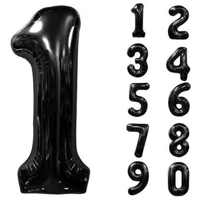 1pc 40 Inch Jumbo Gold Foil Mylar Number Balloon For Men Women Birthday Party Decorations Anniversary Party Supplies,