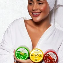 Lovely Fruit Scented Body Scrub Face Beautiful Moisturizing Cream 280g - 火龍果 - 查看 4
