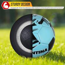 Vizari National Team Soccer Ball – Size 3, 4, 5 For Youth & Adults | Durable Faux Leather & Rubber | Country Designs: USA, Mexico, Brazil, Argentina, Germany, Portugal, England, Japan, Australia - 阿根廷 - 查看 4