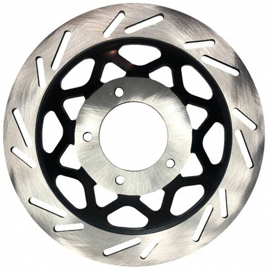 Rotor De Disco De Freno Trasero De Motocicleta, Rotor De Motocicleta, Rotor De Disco De Freno Trasero De Motocicleta Apto Reemplazo - Plateado - Ver 1