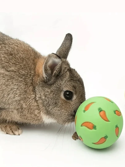 1 st, Grön/Gul/Blå Leksaksboll för Smådjur, Kaninmatboll, Långsam Matare, Kanin Långsam Matare, Marsvin Honungspåse Flygande Ekorre Pusselleksak Morotstryckboll Husdjursmatare Läckagesäker, Snackboll för Smådjur, Kaninmatboll, Tillbehör för Mus, Jul, Julklappar, Presenter till Kvinnor, Halloweenpresenter, Presenter till Män, Strumpfyllare