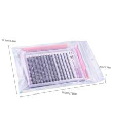 Bộ nối mi chuyên nghiệp DIY Fluffy Lash - 304050D 6080D D Curl Lash Clusters, Lông mi mỏng riêng lẻ, Keo dán mi, Nhíp mi, Cọ mi (10-18mm) - Dễ sử dụng, Lâu trôi, Chống nước, Không độc ác, Kết quả đạt chuẩn salon - Nhiều màu - Xem 7