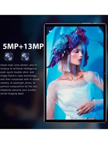 Qetupa New M9-4 10.1 Inch Android 13 Tablet,6GB RAM+128GB ROM,A523 2.0GHZ Octa-Core Processor,5MP Front Camera&13MP Rear Camera,1280x800 IPS Screen 6500mAh Battery,Support BT 5.0&WiFi 6,SD Card,GPS,FM - View 6