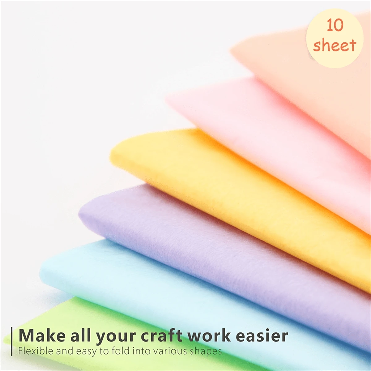 10 Sheets Macaron Colors Assorted Wrapping Paper Tissue Paper Bulk