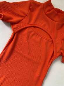 Women Bodysuits - Orange - View 9