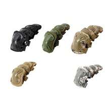 4 piezas/set rodilleras y coderas tácticas para caza y patinaje (2 piezas de coderas + 2 piezas de rodilleras) - Multicolor - Ver 2