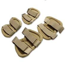 4 piezas/set rodilleras y coderas tácticas para caza y patinaje (2 piezas de coderas + 2 piezas de rodilleras) - Multicolor - Ver 9