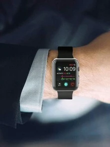 1个男女通用透明TPU全覆盖超薄高清屏幕保护壳，防摔时尚休闲，兼容 38/40/41/42/44/45/46/49mm，兼容 Series Ultra/SE/11/10/9/8/7/6/5/4/3/2/1，智能手表配件 - 無色 - 查看 6