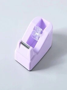 1pc Mini Tape Dispenser Creative Colorful Desktop Adhesive Tape Cutting Tool Random Color - Multicolor - View 6