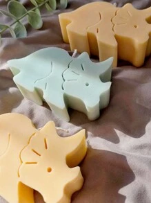 1 件恐龙系列硅胶模具各种动物香薰蜡烛石膏树脂装饰制作用品家居手工礼品 - 白色 - 查看 4