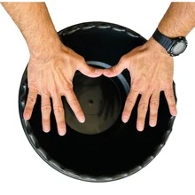 Kit 3 Large Practical Plastic Salad Bowls 5L - Sturdy And - màu đen - Xem 3