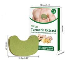 12/36pcs Men's Chest Care Pads, Body Care Patch - Green - View 2