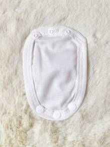 Single Layer Fabric (Thin) Infant Romper Crotch Extender, Applicable To Some Plastic Button Styles, 1pc/2pcs/4pcs/8pcs Set, Random Button Styles