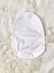 Single Layer Fabric (Thin) Infant Romper Crotch Extender, Applicable To Some Plastic Button Styles, 1pc/2pcs/4pcs/8pcs Set, Random Button Styles