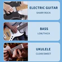 1 Peça de Alça de Guitarra Personalizada Ajustável na Tendência, Adequada para Guitarra Elétrica, Baixo, Folk e Clássica