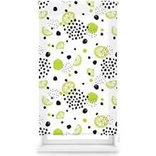 Ecommerc3 Store enrouleur translucide de taille 90x180 - Tissu de store numérique de taille 87x175 - Store enrouleur isolant thermique de couleur vert chaux - Multicolore - Voir 1