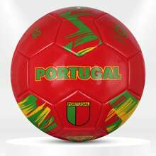 Vizari National Team Soccer Ball – Size 3, 4, 5 For Youth & Adults | Durable Faux Leather & Rubber | Country Designs: USA, Mexico, Brazil, Argentina, Germany, Portugal, England, Japan, Australia - 葡萄牙 - 查看 1