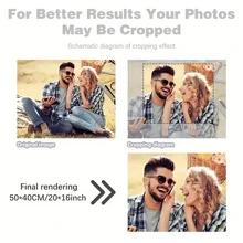 定制钻石画 DIY 照片，全圆形钻石可定制图片，个性化钻石艺术，适用于家居墙壁、婚房装饰、朋友礼物、多功能、可调节、防霉、装饰、可重复使用、精美、可爱、高品质、现代、多彩、可爱、舒适、时尚、定制、个性化、独特、适合他的理想礼物，适合她的理想礼物，男朋友、女朋友、爸爸、妈妈、家人、朋友、儿子、女儿、在校学生、办公室、茶室、学校、家居 - 彩色 - 查看 7