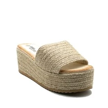 Women Wedges & Flatform - 米色 - 查看 1