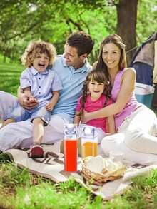 1個大容量牛奶盒形狀透明水瓶，便攜透明方形水瓶，適用於家庭廚房、戶外運動、露營、健身房鍛煉等 - 無色 - 查看 8