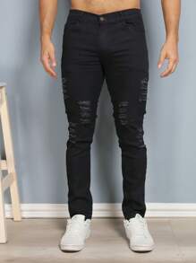 Men Pants - 黑色 - 查看 4