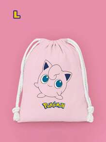 pokemon 1 Stück Pokemon Cartoon Kordelzugbeutel (kein Rucksack), geeignet für Männer und Frauen, kann zum Aufbewahren von Unterwäsche verwendet werden, ideal als Geschenk für Fans und Sammler zu Thanksgiving, Weihnachten und Geburtstagen
