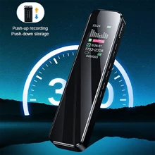 8G Digital Voice Activated Recorder Spy Dictaphone Audio MP3 Recording Device - Black - View 5