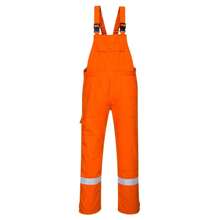 Portwest Unisex Adult Bizflame Plus Bib And Brace Trouser (Orange) - Apricot - View 1