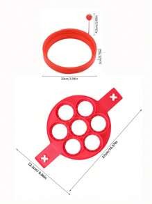 1 件/3 件/5 件硅胶煎饼模具，7 孔不粘硅胶煮蛋锅