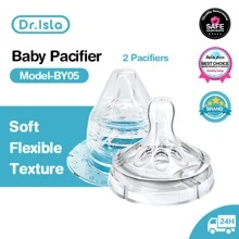 2 paquetes de chupetes de silicona aptos para recién nacidos - transparente - Ver 2