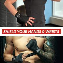 1 对专业成人男女通用拳击手套，适用于武术、跆拳道、MMA 训练 - 保护手、手指和手腕，支撑拳击、跆拳道、泰拳、沙袋、格斗运动和 MMA 健身房配件绷带运动胶带的关节、骨骼、肌肉和肌腱