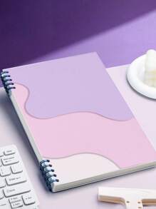 1 件极简主义“Isn”风格 B5 活页笔记本，复古便笺本，可拆卸优质光滑线圈活页夹，大学生作业记事本，办公用品，需要自组装环 60 张/本 - 彩色 - 查看 5