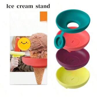 1 件装冰淇淋架，适用于夏季生日冰棍派对、冰冻冰棒和冰淇淋展示架