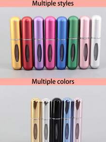 Refillable High-End Perfume Atomizer, Portable Mini Spray Bottle For Travel, Empty Fragrance Decanting Vial - Multicolor - View 7