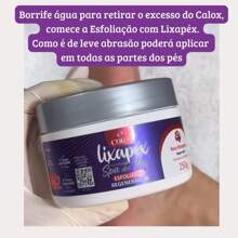 Kit Spa dos Pés Calox Amaciante Calosidades Cora Profissional - Branco - Visão 5