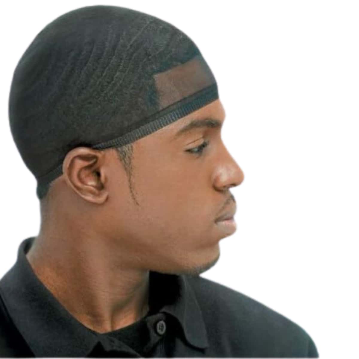 1 Par Wavecap Touca Para 360 Waves - Preto - Visão 1